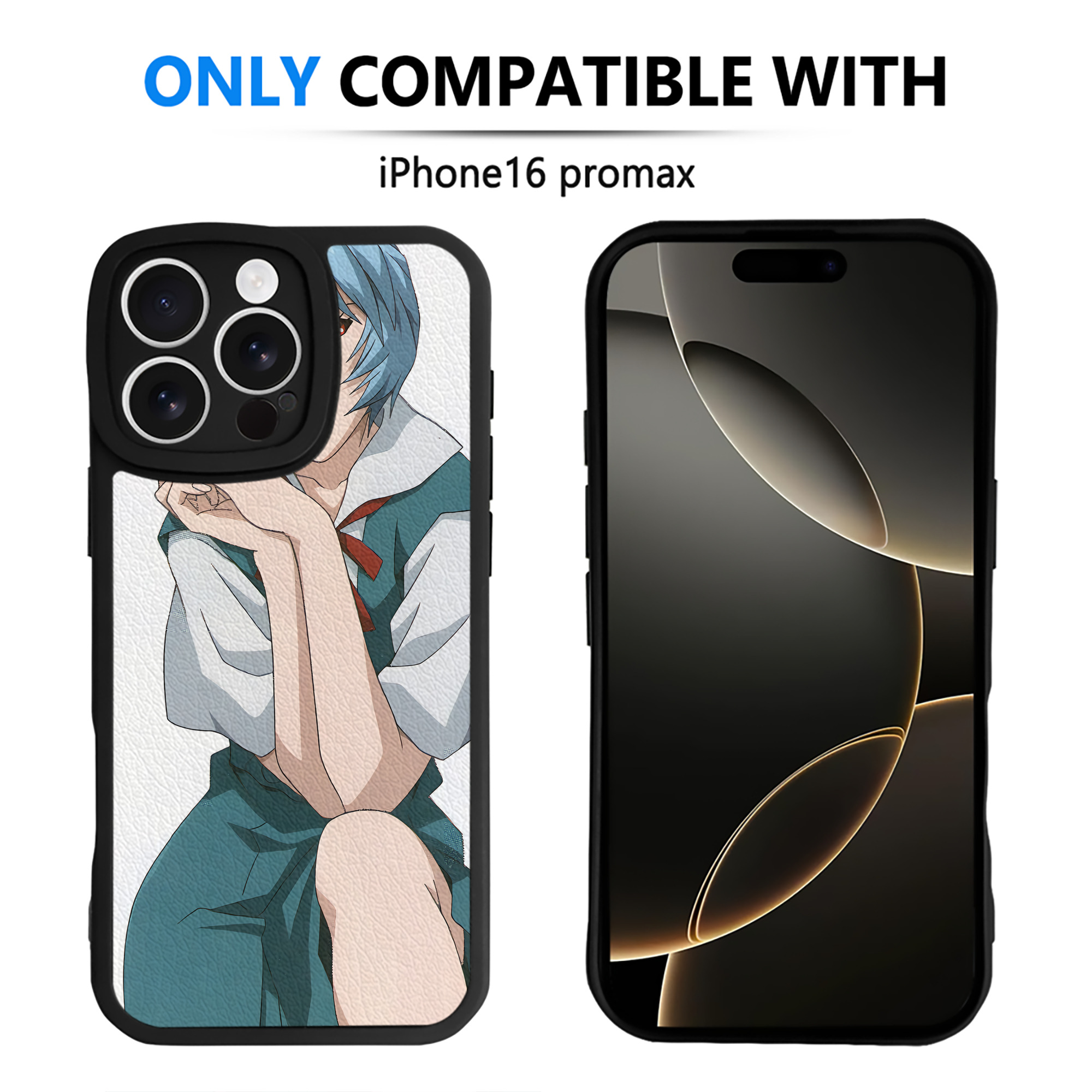 （画像用） EVA 新世紀エヴァンゲリオン 【iPhone 16シリーズ対応】シリコンスマホケース（レザー調） 材質：シリコン